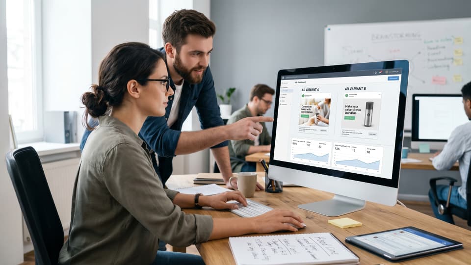 Ad copy & creative testing