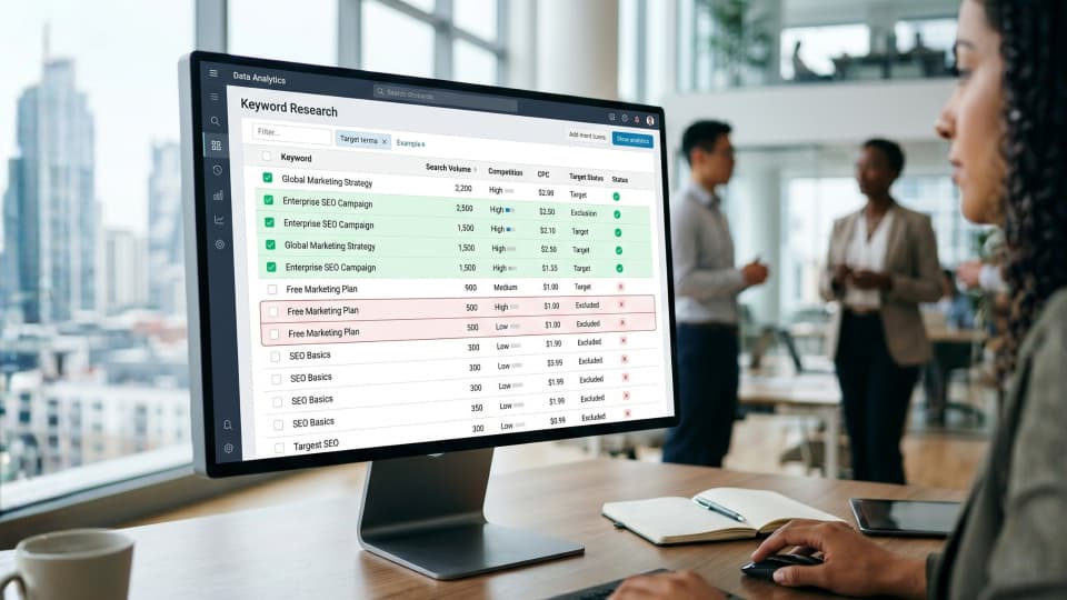 Keyword research & targeting